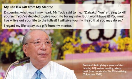 [Quotes] My Life Is a Gift from My Mentor