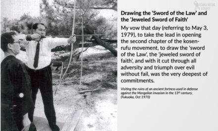 [Quotes] Drawing the ‘Sword of the Law’ and the ’Jeweled Sword of Faith’