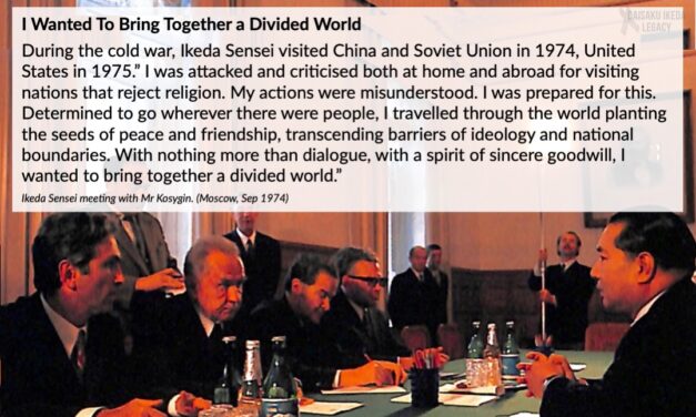 [Quotes] I Wanted to Bring Together A Divided World