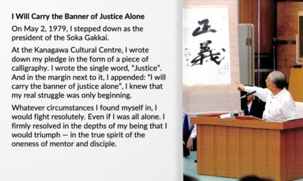 [Quotes] I Will Carry the Banner of Justice Alone