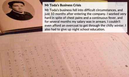 [Quotes] Mr Toda’s Business Crisis