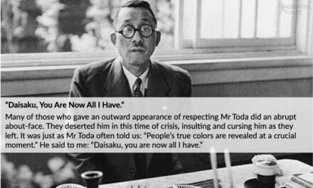 [Quotes] “Daisaku, You Are Now All I Have.”