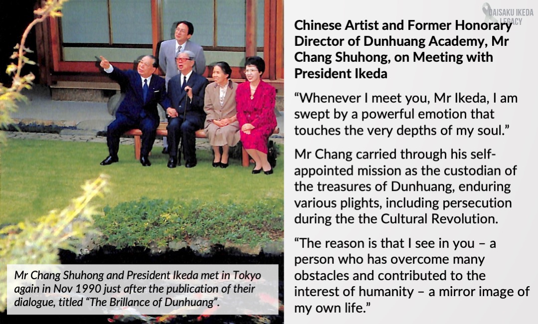[Quotes] Mr Chang Shuhong Meets President Ikeda