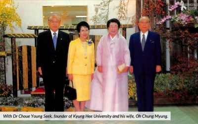 [Article] Sharing Founder’s Spirit with Chancellor Choue Young Seek of South Korea’s Kyung Hee University: Our All for the Students