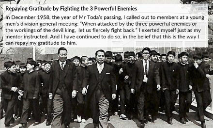 [Quotes] Repaying Gratitude by Fighting the 3 Powerful Enemies