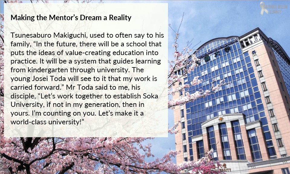 [Quotes] Making the mentor’s dream a reality​