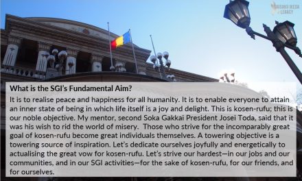 [Quotes] What is the SGI’s Fundamental Aim?