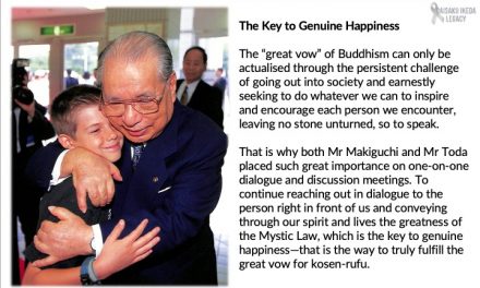 [Quotes] The key to genuine happiness.