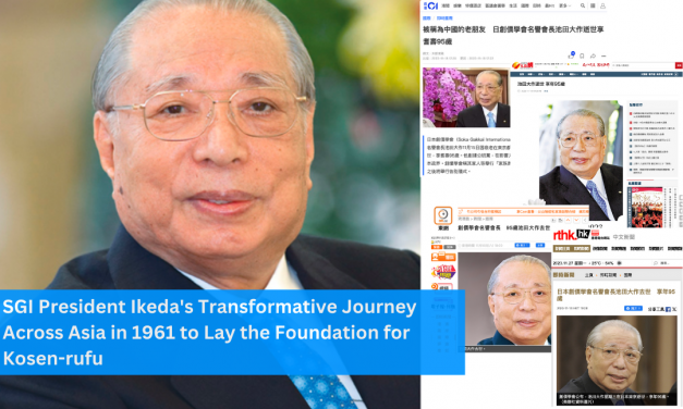 [NEWS] SGI President Ikeda’s Transformative Journey Across Asia in 1961 to Lay the Foundation for Kosen-rufu