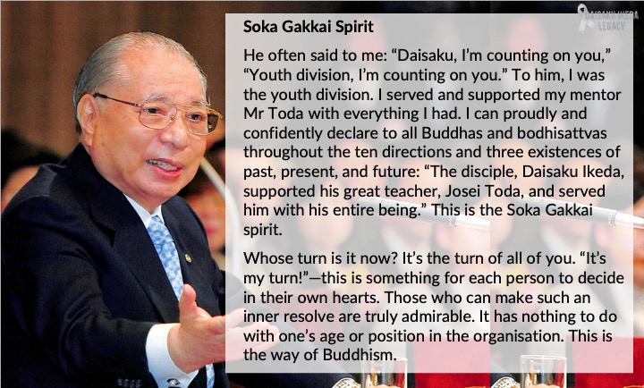 [Quotes] Soka Gakkai Spirit