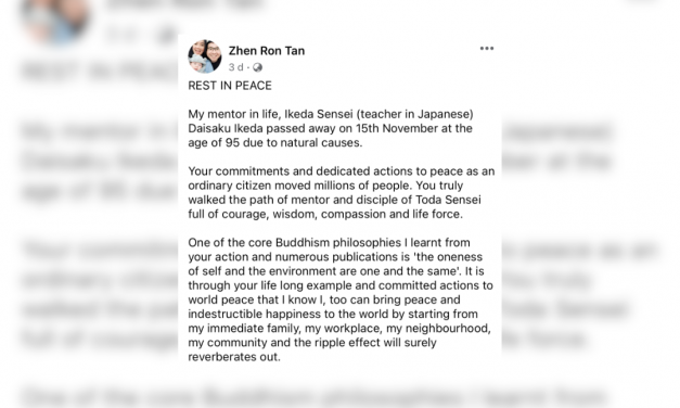 [NEWS] Inspiring Disciples Condolences To Our Mentor Ikeda Sensei Around the World [Part 2]