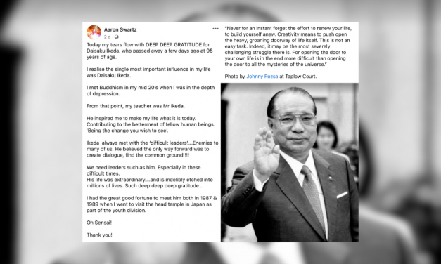 [NEWS] Inspiring Disciples Condolences To Our Mentor Ikeda Sensei Around the World [Part 2]