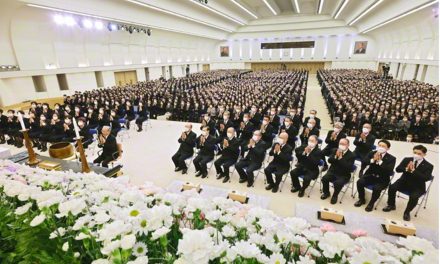 [NEWS] Soka Gakkai Memorial Service – Remarks by President Harada